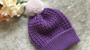 ВЯЖЕМ ШАПКУ LUCKY С ОЧЕНЬ КРАСИВЫМ УЗОРОМ. KNITTED HAT.