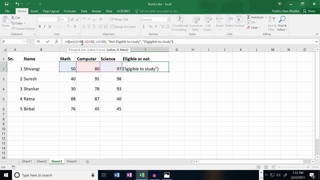 8. 7. 4 | IF function in MS-EXCEl смотреть онлайн