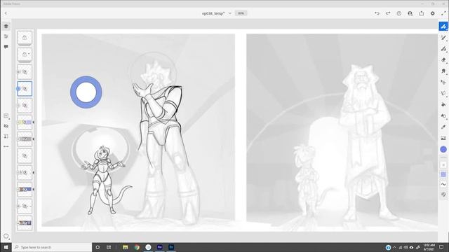 Creating a Web Comic in Adobe Fresco on Windows | Adobe Creative Cloud смотреть онлайн