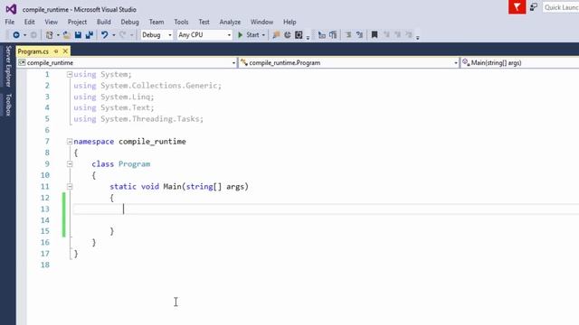 15 - C# Tutorial For Beginners in Hindi/Urdu - Compile time Vs Runtime in C# смотреть онлайн