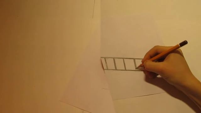 Как нарисовать 3D лестницу смотреть онлайн