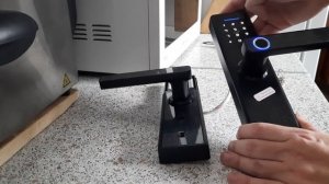 Смена языка озвучки на умном замке Raykube Tuya