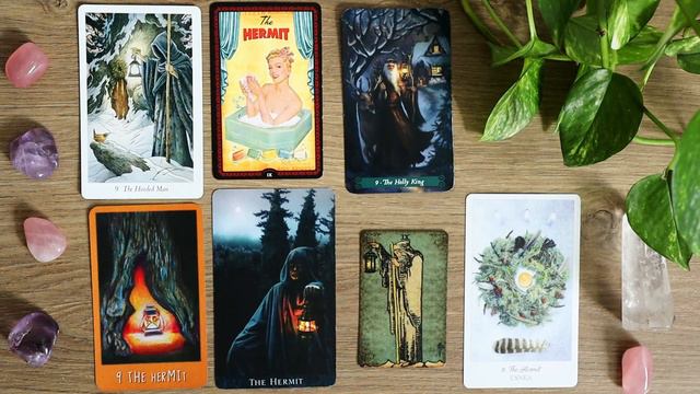 THE HERMIT in 7 TAROT DECKS || The Hermit Tarot Card Meaning || Learn Tarot смотреть онлайн