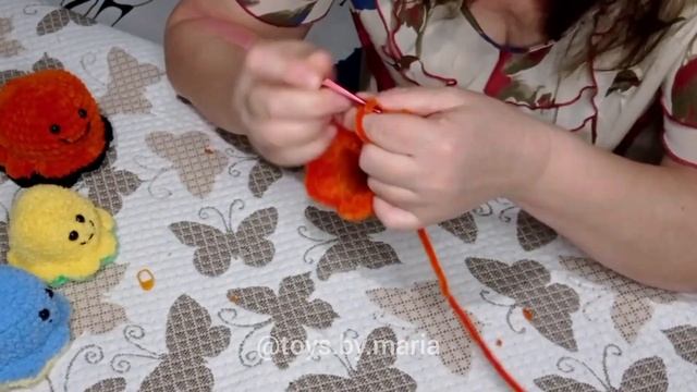 ВЯЖЕМ ОСЬМИНОЖКА-ПЕРЕВЕРТЫША C TOYS.BY.MARIA! У ТЕБЯ ПОЛУЧИТСЯ! смотреть онлайн