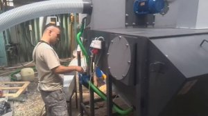 Линия для переработки ПНД канистры, ящиков, ведер и прочих твердых тонкостенных отходов пластиков.