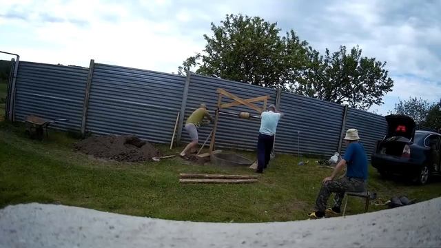 как быстро и аккуратно выкопать 3 кольца под канализацию смотреть онлайн