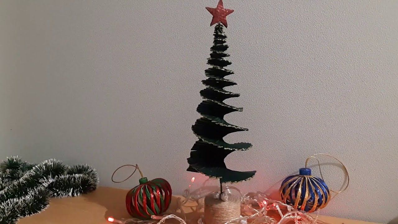 Оригинальная ёлочка из картона. Christmas Dekor. DIY