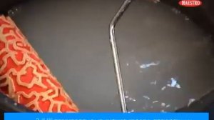 Нанесение фактурной краски валиком
