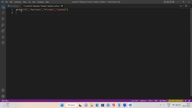 Python End Operator In Print Function смотреть онлайн