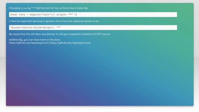 Enabling CORS in Cloud Functions for Firebase смотреть онлайн