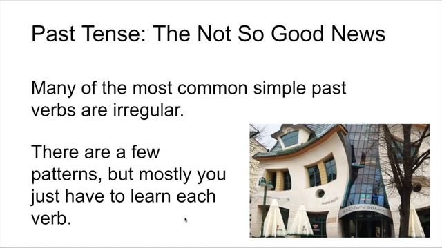 Irregular Past Tense Verbs смотреть онлайн