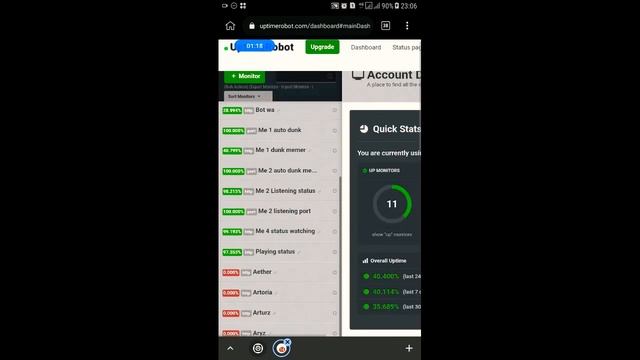 How to keep replit projects on 24/7 | uptime.robot смотреть онлайн