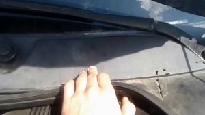 Renault Megane 2 чистка дренажных отверстий