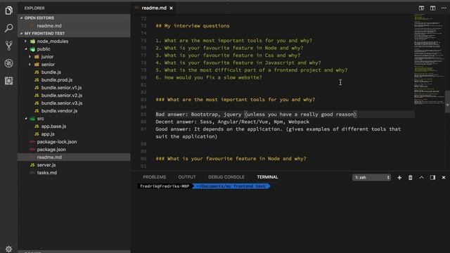 Frontend job interview - Questions смотреть онлайн