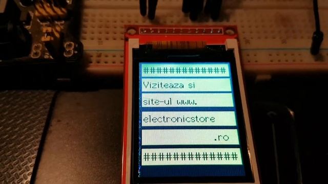 Display LCD 128*160 cu chipset ST7735 смотреть онлайн