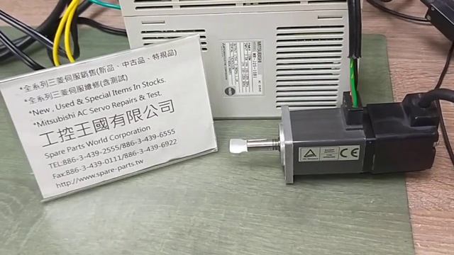 Mitsubishi MR-J2S-10B1測試影片(Working test for repair/used parts)-工控王國 смотреть онлайн