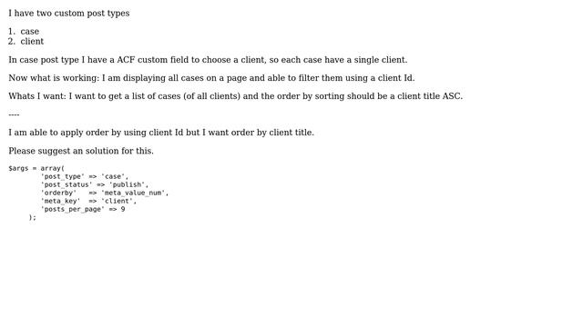Wordpress: How I can use order by of the custom post title? (2 Solutions!!) смотреть онлайн