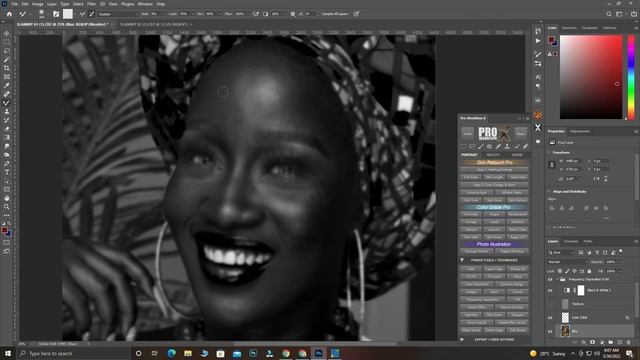 Mixer Brush Tool Settings For Skin Retouching In Photoshop | Frequency Separation Tutorial смотреть онлайн