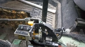 Работа блокировки рычага АКПП матиз