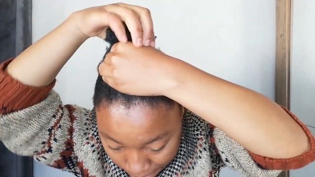 How to do a Mohawk for natural hair | Type 4C hairstyle | Natural hairstyle | Protective style смотреть онлайн
