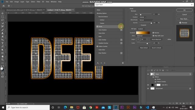 DIAMOND TEXT EFFECT | PHOTOSHOP EFFECT | PHOTOSHOP TUTORIAL смотреть онлайн