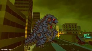 Малыш Гадзила против малыша Конга от куда тут взяла малыш Мехогадзила