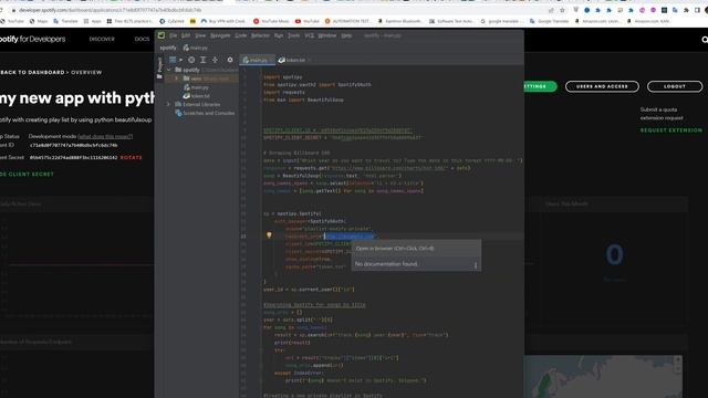 Spotify creating play list with python!! ?? смотреть онлайн