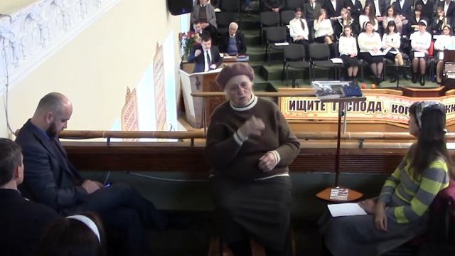 09.04.2017 Утреннее Богослужение для слабослышащих Въезд Иисуса Христа в иерусалим смотреть онлайн