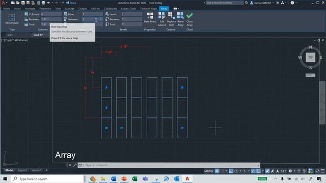 25 AutoCAD Array ar Rectangular, Polar and Path смотреть онлайн