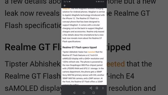 Realme GT Flash 5G Leaked Details ?? смотреть онлайн