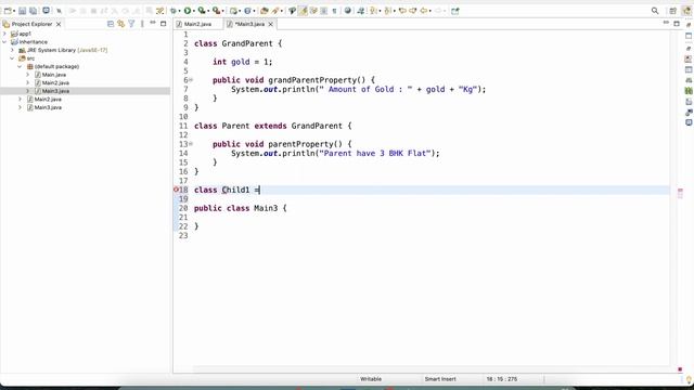 #6 Multi level inheritance | Inheritance in Java | Object Oriented Programming | #legacy #oops смотреть онлайн