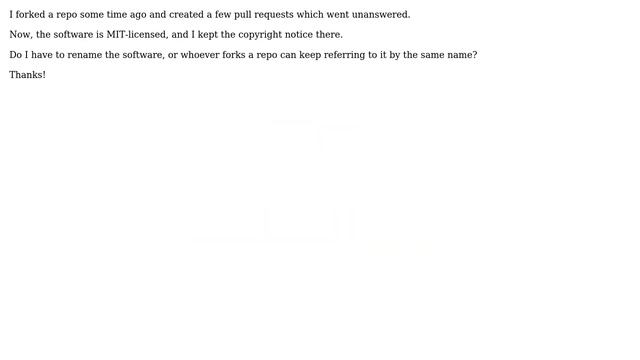 Software Engineering: Do you have to rename the software when you fork a repo? (2 Solutions!!) смотреть онлайн