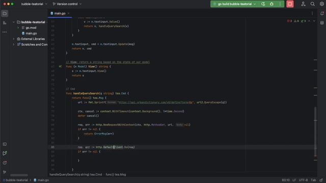 How to Build a Terminal App in Go/Golang with the Bubble Tea TUI Framework and Urban Dictionary API смотреть онлайн