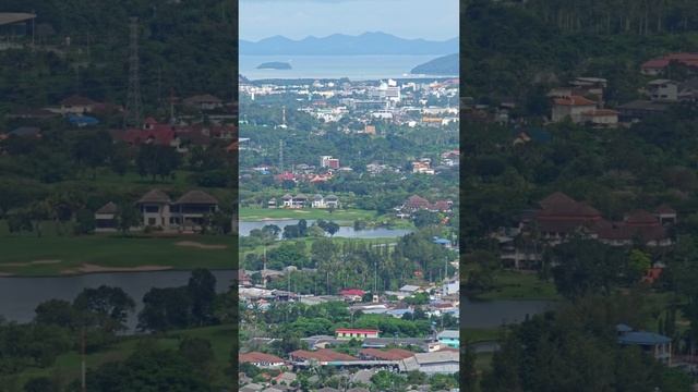 горы в джунглях Пхукета на Патонге - наблюдение за противоположным берегом смотреть онлайн