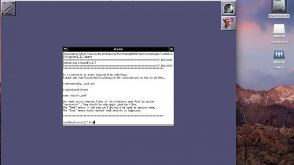 MidnightBSD 0.8.5 VirtualBox Install