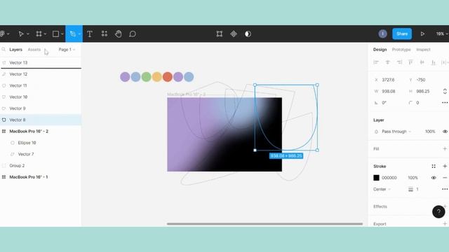 Make a dreamy, multi-color gradient in Figma #trending #viral #gradient смотреть онлайн