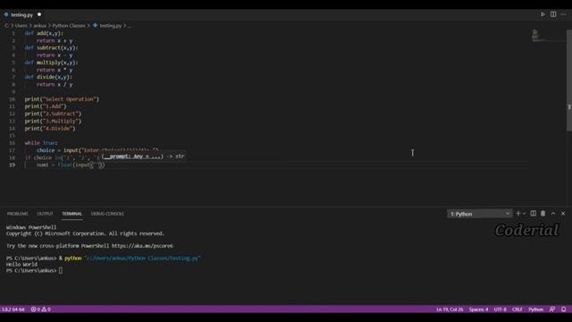 Making of Simple Calculator using Python language смотреть онлайн