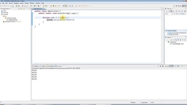 Learn Java Tutorial for Beginners, Part 5 For Loops using Eclipse IDE with Code and Explanation смотреть онлайн
