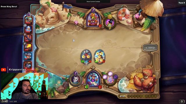 ALWAYS DOUBLE YOUR END OF TURN - Hearthstone Battlegrounds смотреть онлайн