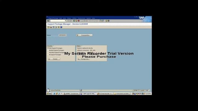 apply support patches using SPAM Application Server смотреть онлайн