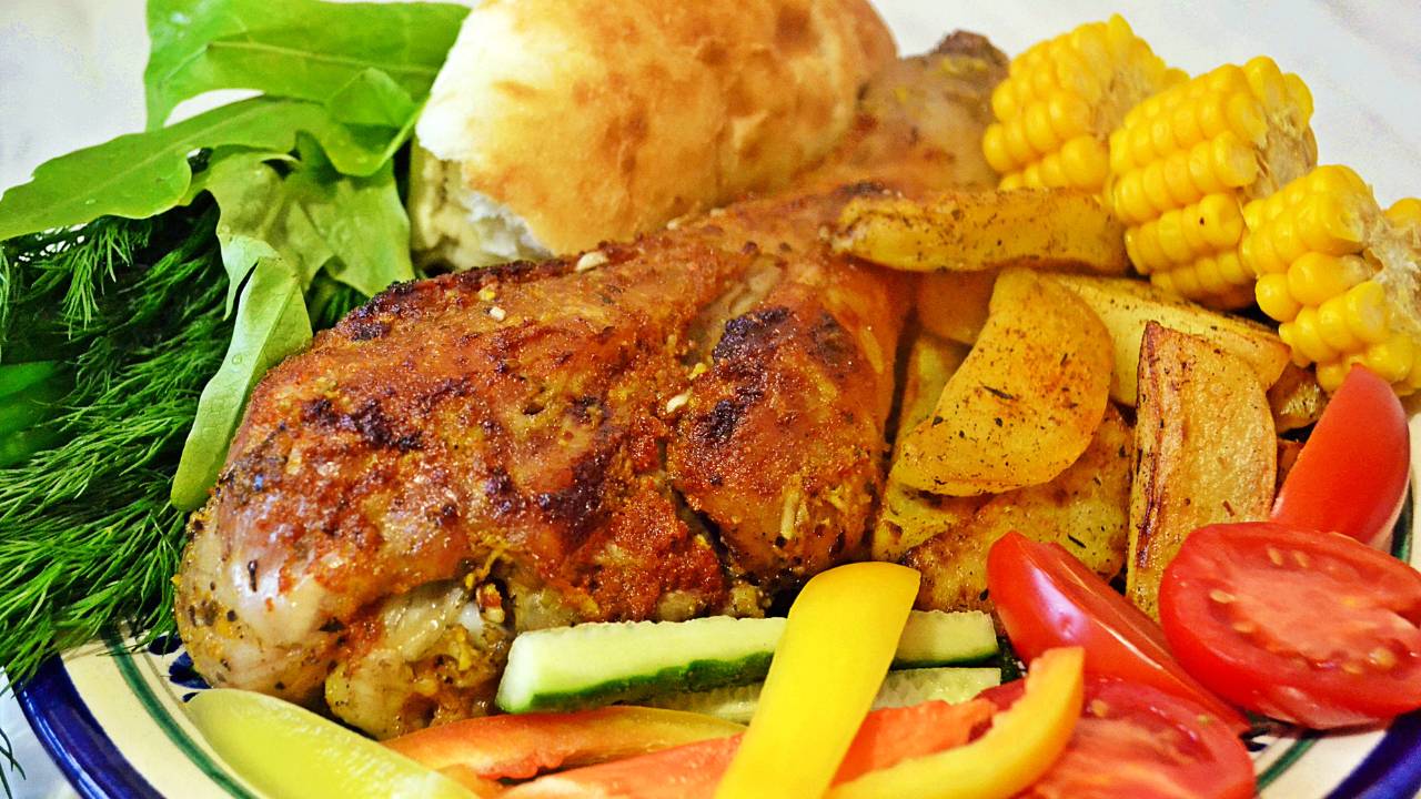 Сочный рецепт Индейки в Апельсиновом Маринаде / Индейка в духовке, всегда вкусно смотреть онлайн