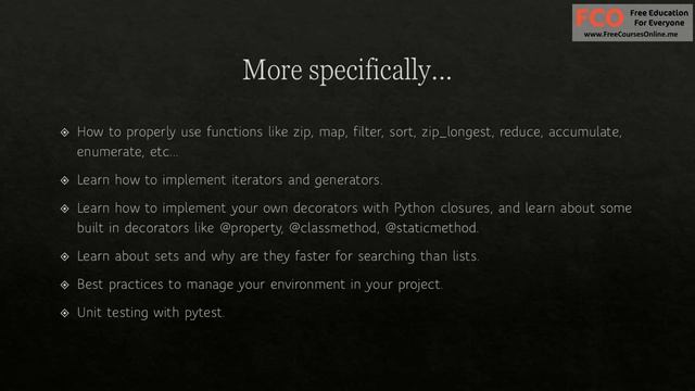 Advanced Python Skills - Intro смотреть онлайн