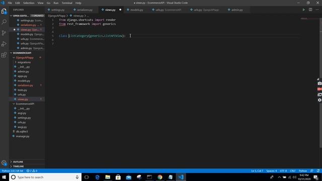 Lets Create an Ecommerce API with Django and Django Rest Framework смотреть онлайн