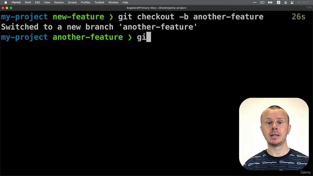 Курс по Git и GitHub. Работа с ветками на практике смотреть онлайн