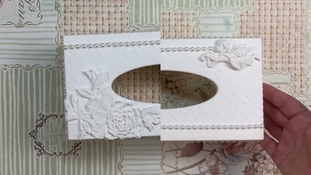 Декор салфетницы. Napkin Holder Decor.