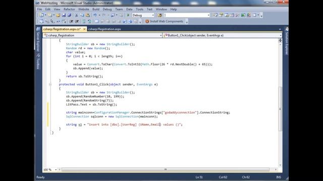 Send Random Auto Password To User Gmail id | asp.net c# смотреть онлайн