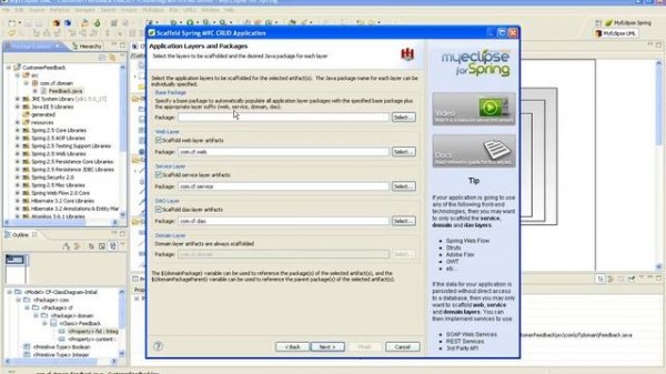Spring Tutorial - Generating a Spring MVC application from UML