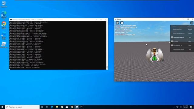 Deleting System32 While Running Roblox смотреть онлайн