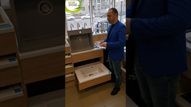 Краш тест кухонной мойки из искуственного мрамора. Обзор кухонной мойки EcoStone