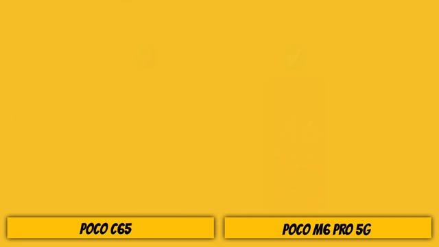 POCO C65 Vs  POCO M6 PRO || Compression ??